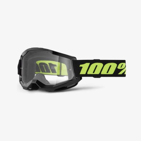 100 PROCENT GOGLE STRATA 2 SOLAR ECLIPSE-CLEAR LENS-FLUO SZYBKA PRZEŹROCZYSTA