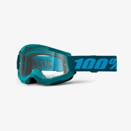 100 PROCENT GOGLE STRATA 2 STONE -CLEAR LENS - MORSKI SZYBKA PRZEŹROCZYSTA