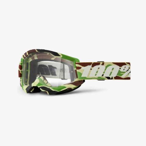 100 PROCENT GOGLE STRATA 2 WAR CAMO-CLEAR LENS-BROWN SZYBKA PRZEŹROCZYSTA