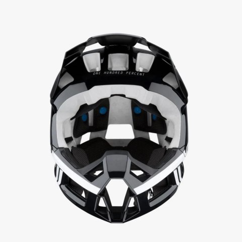 100 PROCENT MTB KASK ROWEROWY MODEL TRAJECTA BLACK/WHITE BLACK/WHITE L 100 PROCENT MTB KASK ROWEROWY MODEL TRAJECTA BLACK/WHITE BLACK/WHITE L