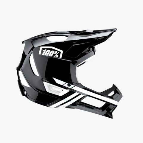 100 PROCENT MTB KASK ROWEROWY MODEL TRAJECTA BLACK/WHITE BLACK/WHITE XL