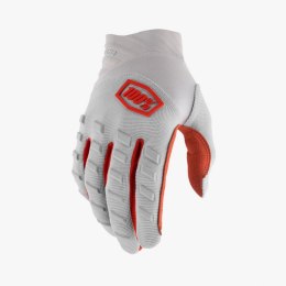 100 PROCENT RĘKAWICE CROSS/ENDURO AIRMATIC SILVER KOLOR SZARY/RED ROZMIAR M