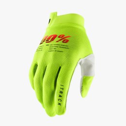 100 PROCENT RĘKAWICE CROSS/ENDURO MODEL ITRACK FLUO YELLOW YELLOW FLUO XL