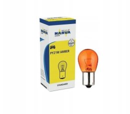 NARVA ŻARÓWKA 21W 12V BAU15S PY21W - ORANGE KIERUNKOWSKAZ 1 SZTUKA