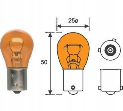 NARVA ŻARÓWKA 21W 12V BAU15S PY21W - ORANGE KIERUNKOWSKAZ 1 SZTUKA NARVA ŻARÓWKA 21W 12V BAU15S PY21W - ORANGE KIERUNKOWSKAZ 1 SZTUKA