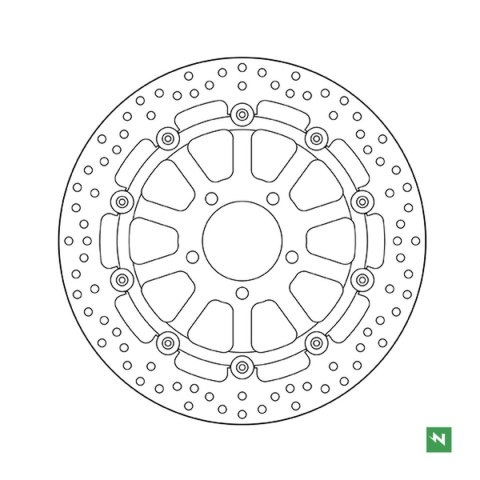 NEWFREN TARCZA HAMULCOWA PRZÓD GSXR600 750 97-03 GSXR1000 00-04 TL1000 GSXR1300 HAYABUSA 99-07 GSX 1400 02-07