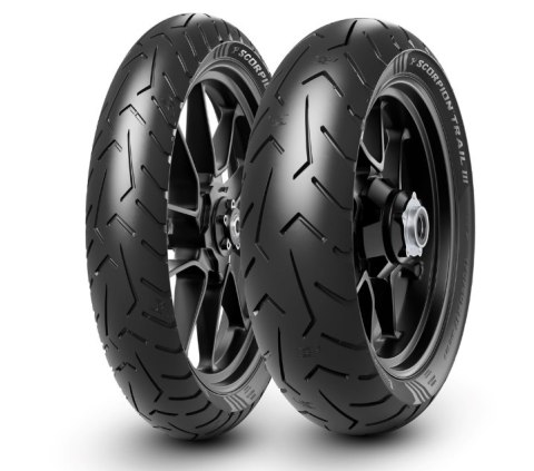 PIRELLI KPL OPON 4255000 24 110 80R19 SCORPION TRAIL III 59V TL M C PRZÓD 2024 + 4255600 140 80R17
