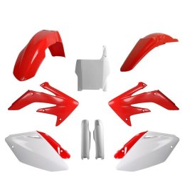 POLISPORT KPL PLASTIKÓW CRF 250R 04-05 W ZEST. TABLICA 8661900001 I OSŁONY AMORTYZARORÓW 8