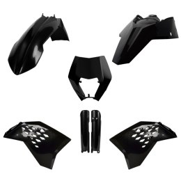 POLISPORT KPL PLASTIKÓW KTM EXC EXC-F 08-11 W ZEST. TABLICA 8666700003 I OSŁONY AMORT. 83