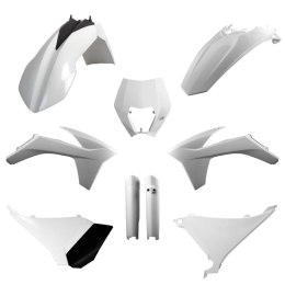 POLISPORT KPL PLASTIKÓW KTM EXC EXC-F 12-13 W ZEST. TABLICA 8666700001 I OSŁONY AMORT. 83