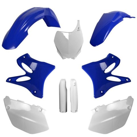 POLISPORT KPL PLASTIKÓW YZ 125 250 06-07 W ZEST. TABLICA 8658100001 I OSŁONY AMORTYZARORÓW