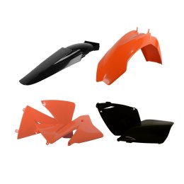 POLISPORT KOMPLET PLASTIKÓW KTM EXC/EXC-F 01-03 ORANGE BLACK OEM