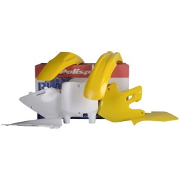 POLISPORT KOMPLET PLASTIKÓW SUZUKI RM 125/250 99-00 KOLOR ŻÓŁTY BIAŁY