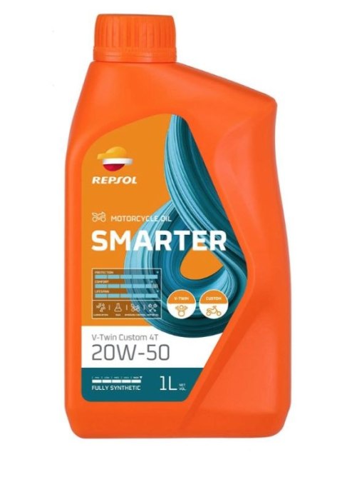 REPSOL OLEJ SILNIKOWY 4T SMARTER V-TWIN 20W50 1L MA2 MINERALNY 12-RP168Q51