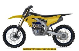 UFO KPL PLASTIKÓW FULL KIT YAMAHA YZF 250 24- 25, 450 23- 25 KOLOR ZŁOTY
