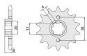 CHT ZĘBATKA PRZEDNIA 267 14 HONDA XL 350R 287-14K