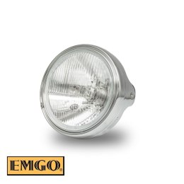 EMGO REFLEKTOR LAMPA CHROMOWANA KPL WZÓR ORYGINAŁU E Z1 I KZ OTWORY MONTAŻOWE ŚR. 10MM 2