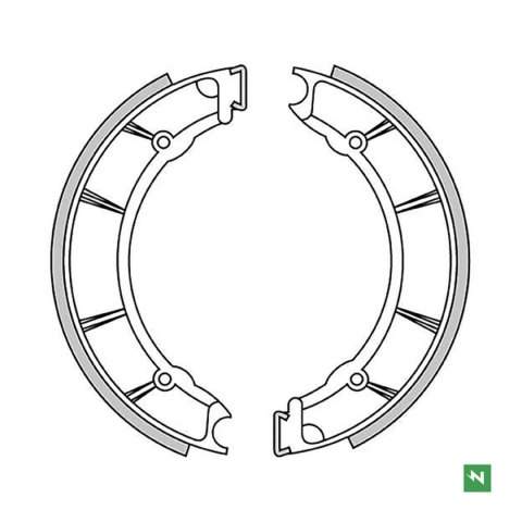 NEWFREN SZCZĘKI HAMULCOWE PRZÓD MOTO GUZZI V 7 700 67-76 220X40MM NEWFREN SZCZĘKI HAMULCOWE PRZÓD MOTO GUZZI V 7 700 67-76 220X40MM