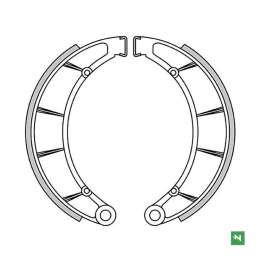NEWFREN SZCZĘKI HAMULCOWE PRZÓD MOTO GUZZI V7 SPECJAL 700 69-71 V 750 SPRT 72-74 T 850 74-75 GT CALIFORNIA 72-