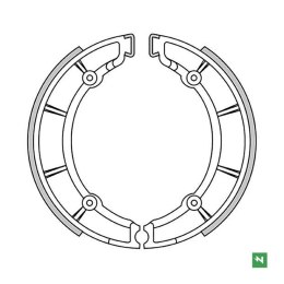 NEWFREN SZCZĘKI HAMULCOWE TYŁ MOTO GUZZI V7 SPECJAL 700 69-71 V 7 67-76 220X40MM