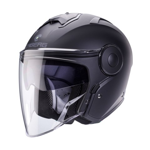 CABERG KASK OTWARTY JET Z BLENDĄ MODEL SOHO SOLID BLACK MAT XL