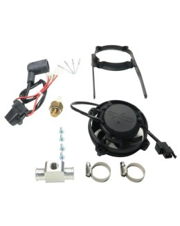 FM-PARTS ZESTAW WENTYLATORA CHŁODNICY KPL PASUJE DO KTM 04-16 HUSQVARNA HUSABERG EXED