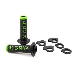 X-GRIP PROMOCJA MANETKI BRAAAAP GRIPS LOCK-ON-GRIP Z ADAPTERAMI ROLGAZU GREEN OPEN END OTW. KOLOR ZIELONY