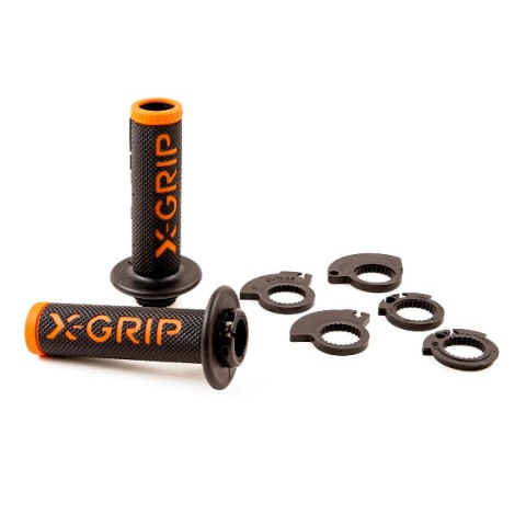 X-GRIP PROMOCJA MANETKI BRAAAAP GRIPS LOCK-ON-GRIP Z ADAPTERAMI ROLGAZU ORANGE OPEN END OTW. KOLOR POMARAŃCZOWY X-GRIP PROMOCJA MANETKI BRAAAAP GRIPS LOCK-ON-GRIP Z ADAPTERAMI ROLGAZU ORANGE OPEN END OTW. KOLOR POMARAŃCZOWY