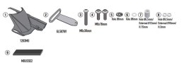 KAPPA BŁOTNIK TYLNY Z OSŁONĄ ŁAŃCUCHA HONDA NX 500 24-,