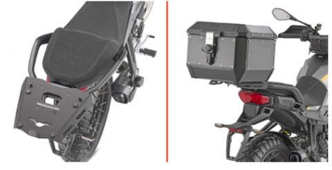KAPPA STELAŻ KUFRA ANODOWANE ALUMINIUM MOTO GUZZI STELVIO 24-ALUMINIOWY MONOKEY