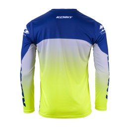 KENNY RACING KOSZULKA CROSS/ENDURO MODEL TRACK FOCUS NAVY BLUE/GREY/ŻÓŁTY L