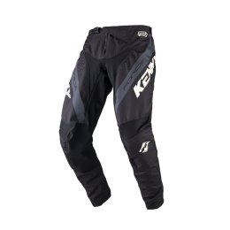 KENNY RACING SPODNIE CROSS/ENDURO MODEL FORCE BLACK BLACK/GREY/WHITE 28