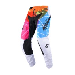 KENNY RACING SPODNIE CROSS/ENDURO MODEL FORCE SPHERE WHITE/BLUE/RED 30