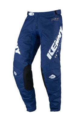 KENNY RACING SPODNIE CROSS/ENDURO MODEL TRACK RAW NAVY BLUE/WHITE 30