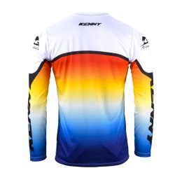 KENNY RACING KOSZULKA CROSS/ENDURO TRACK FOCUS GRADIENT WHITE/BLUE/RED L