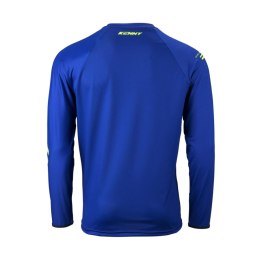 KENNY RACING KOSZULKA CROSS/ENDURO TITANIUM SOLID NAVY BLUE/ŻÓŁTY FLUO XL