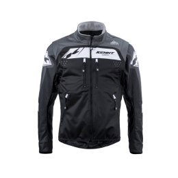 KENNY RACING KURTKA ADVENTURE/ENDURO SOFTSHELL GREY BLACK/GREY/WHITE L