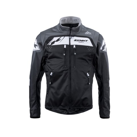 KENNY RACING KURTKA ADVENTURE/ENDURO SOFTSHELL GREY BLACK/GREY/WHITE L
