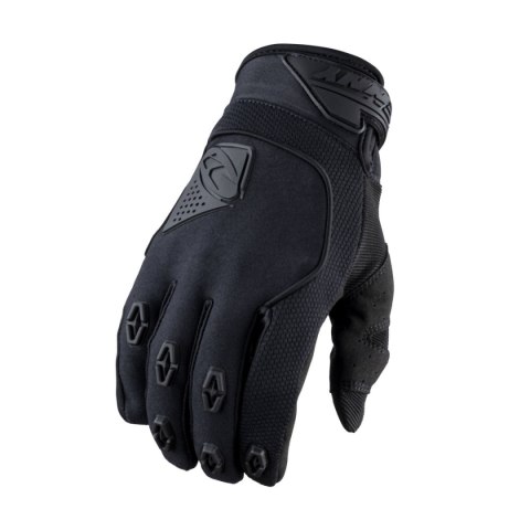 KENNY RACING RĘKAWICE CROSS/ENDURO MODEL SAFETY BLACK/GREY BLACK/GREY XXL