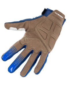 KENNY RACING RĘKAWICE CROSS ENDURO SAFETY NAVY FLUO XXL