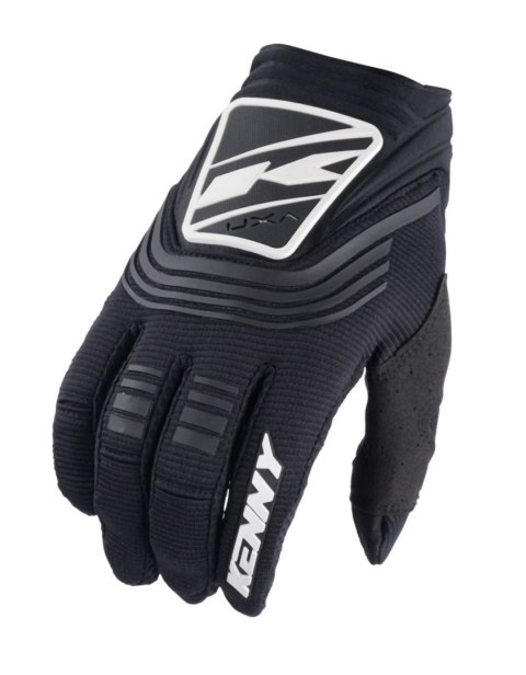 KENNY RACING RĘKAWICE CROSS/ENDURO MODEL TITANIUM BLACK BLACK/WHITE XL