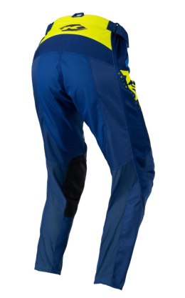 KENNY RACING SPODNIE CROSS ENDURO TRACK FOCUS KID JUNIOR NAVY NEON FLUO 22