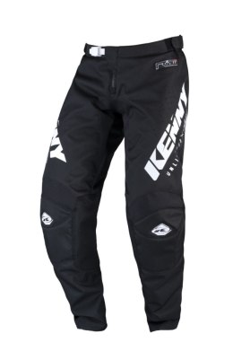KENNY RACING SPODNIE CROSS/ENDURO TRACK RAW KID/JUNIOR BLACK BLACK/WHITE 22