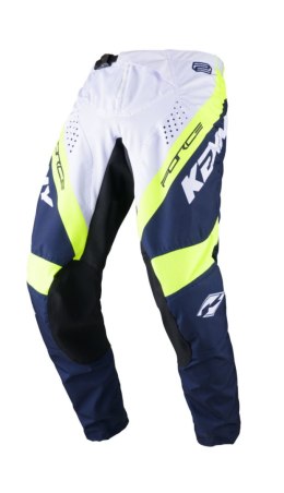 KENNY RACING SPODNIE CROSS ENDURO FORCE NAVY NEON FLUO 32