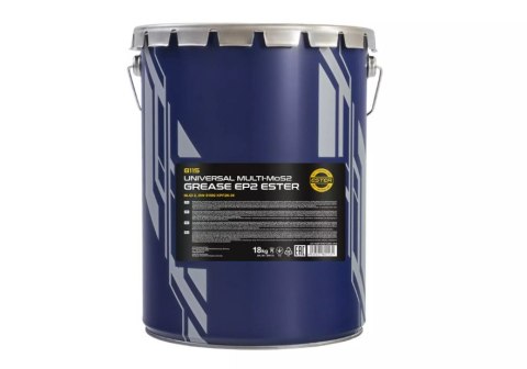 MANNOL SMAR UNI EP-2 MULTI MOS2 Z DWUSIARCZKIEM MOLIBDENU DO PRZEGUBÓW 18KG
