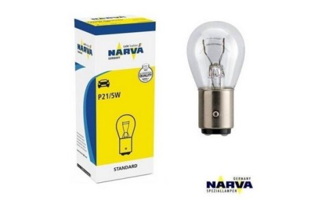 NARVA ŻARÓWKA 12V P21/5W 21/5W 12V BAY15D -1 SZTUKA