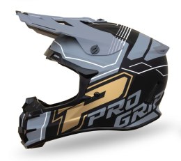 PROGRIP KASK CROSS PG3080 ADVENTURE MAT ROZM. XL 3080-402 HOMOLOGACJA ECE 22R06, ZAPIĘCIE D