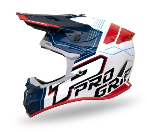 PROGRIP KASK CROSS PG3080 ADVENTURE ROZM. XL 3080-227 HOMOLOGACJA ECE 22R06, ZAPIĘCIE