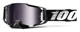 100 PROCENT GOGLE ARMEGA -MIRROR SILVER LENS - SZYBKA SREBRNE LUSTRO