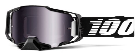 100 PROCENT GOGLE ARMEGA -MIRROR SILVER LENS - SZYBKA SREBRNE LUSTRO